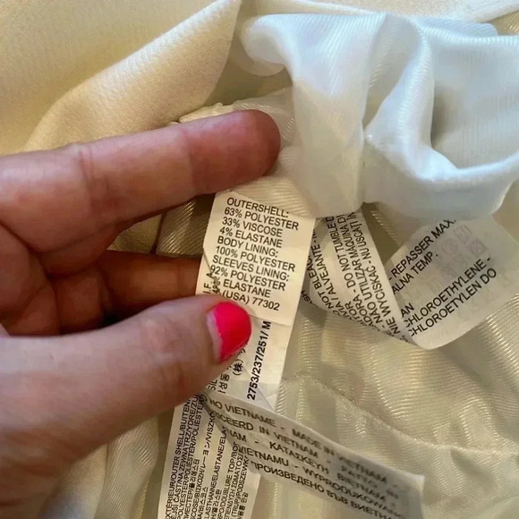 Zara White Peplum Cap Sleeve Midi Dress Sz M - Picture 9 of 13